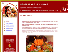 Tablet Screenshot of le-punjab-herblay.com